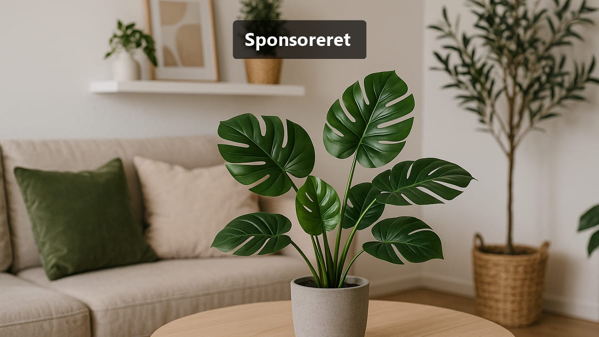 Sådan indretter du med kunstige planter i hjemmet